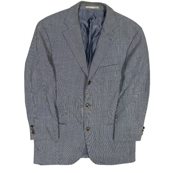 Hugo Boss Mars Loro Piana Zelander Houndstooth Sport Coat Blazer 40R - Picture 1 of 10